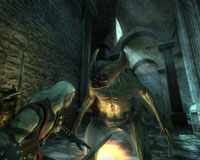 Geralt battle demons