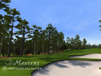 Hole 8 at Agusta laid out in front of you in Tiger Woods PGA Tour 12: The Masters