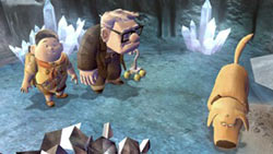 Russell, Carl and Dug in 'UP' The Video Game