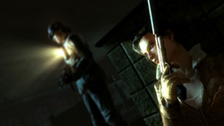 Violette wielding a pistol in 'Velvet Assassin'