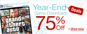 Up to 75% Off Select Game Downloads
