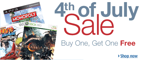 4th of July Sale - Buy One, Get One Free