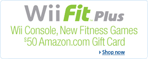 Get a $50 Gift Card with a Wii Console and Wii Fit Plus