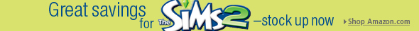 Great savings for The Sims 2 -- stock up now.