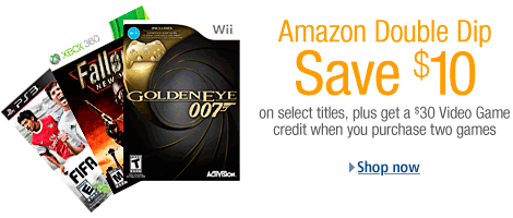 Amazon Double Dip - Save $10 + Get a $30 Game Credit When You Buy Two Qualifying Titles