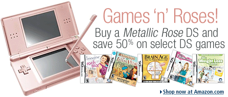 Purchase of a Metallic Rose DS Gets You 50% Off a Popular DS Game