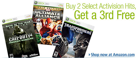 Buy 2 Select Activision Hits, Get a 3rd Free