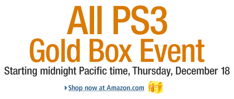 All PS3 Gold Box, Dec. 18