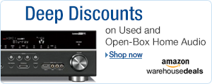 Deep Discounts on Home Audio at Amazon Warehouse Deals