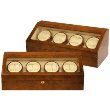 Mahogany Wood Finish Watch Winder With Additional Watch Storage #WIN8H9MHG