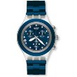 Swatch Irony Diaphane Chrono Full Blooded Sea Watch #SVCK4041AG