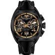 TechnoMarine Men's US Navy Black Gold Dial Watch #409004