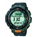 Casio Men's Pathfinder Triple Sensor Altimeter/Barometer/Digital Compass Green Watch #PAG40-3V