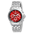 Invicta Men's ll Collection Silver-Tone Red Dial Watch #4242