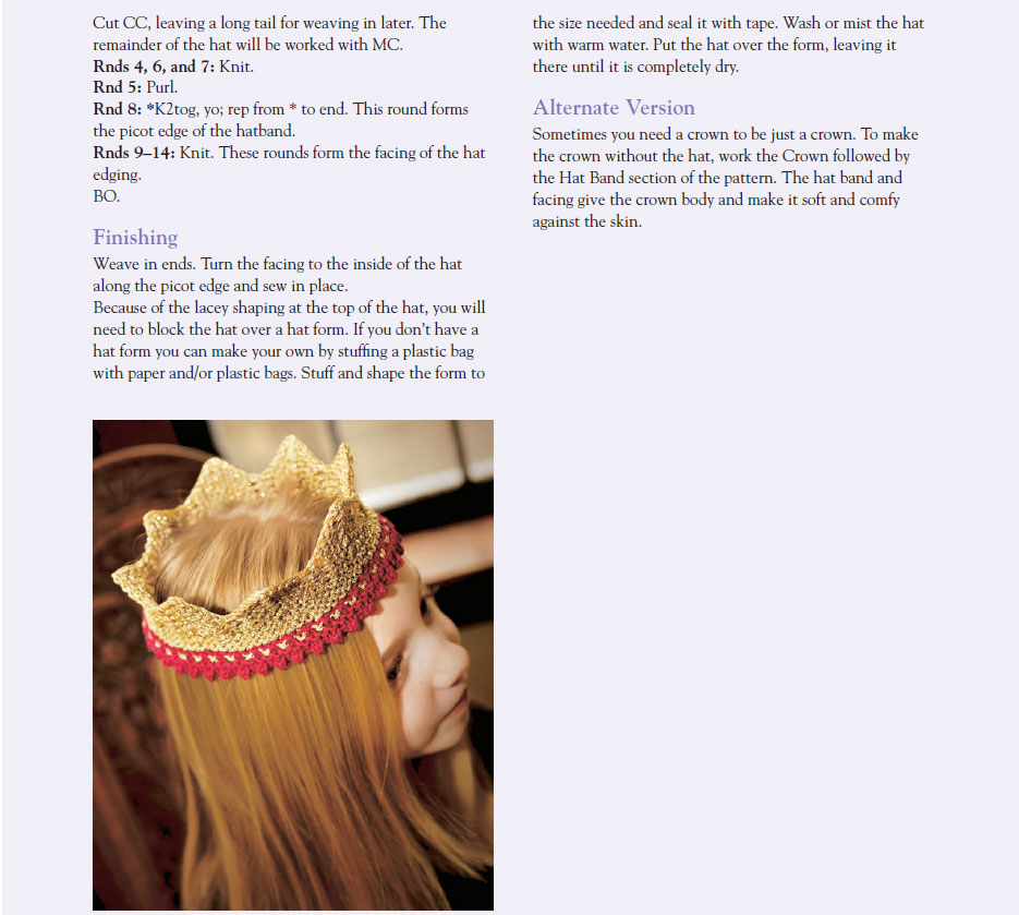 Princess Crown Pattern