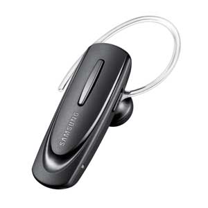 This is a picture of the Bluetooth with earhook facing left