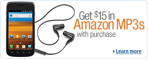 Get $15 in Amazon MP3s with Select Cell Phones and Accessories at Amazon.com
