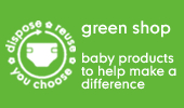 green shop baby products to help make a difference