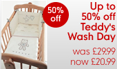 Up to 50% off Teddy's Wash Day
