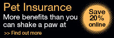 Pet Insurance. Find out More