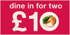 Dine In For Two - &pound;10