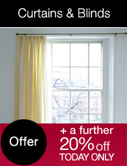 View Curtains & Blinds, offer + a further 20% off today only