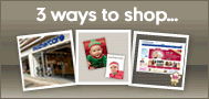 3 ways to shop - online, instore and by phone