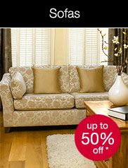 View Sofas, up to 50% off*