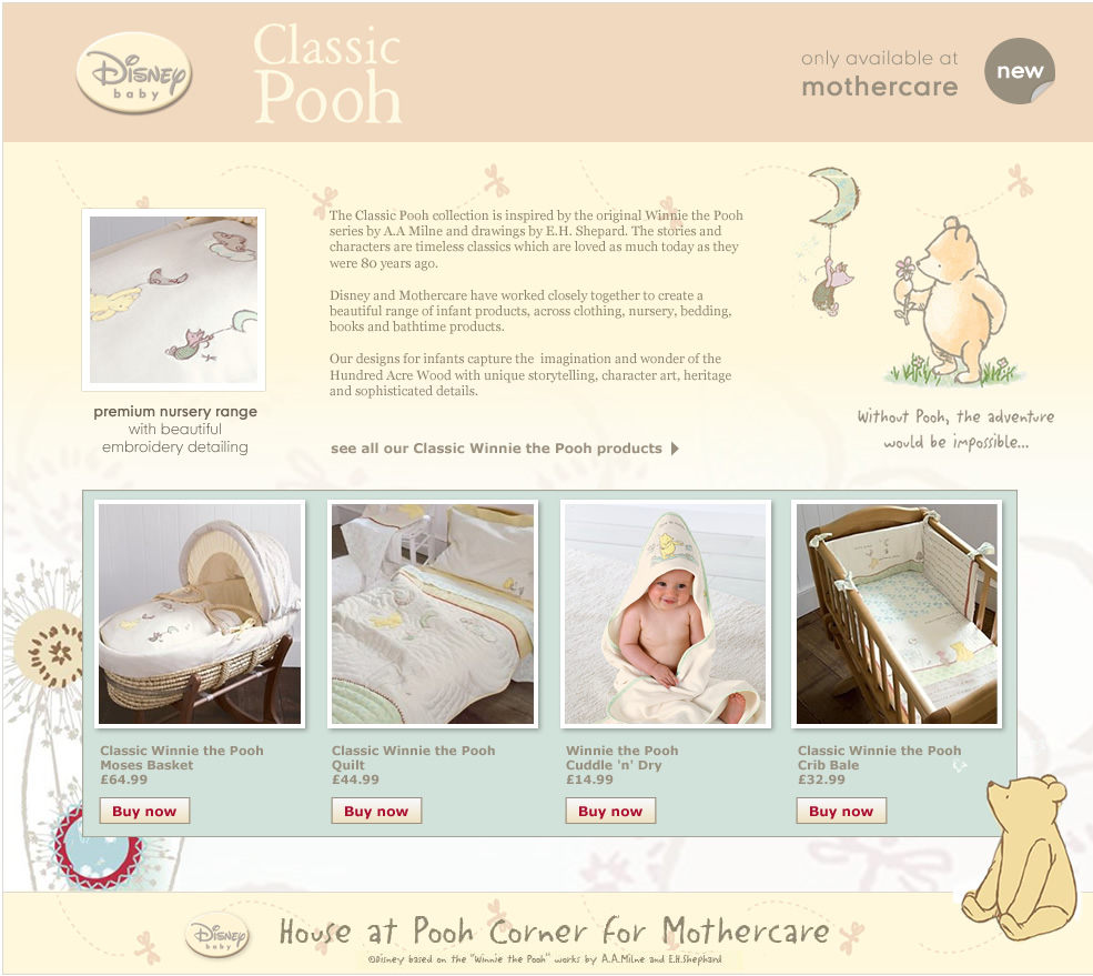 Winnie The Pooh Baby Bedding Winnie The Pooh Baby Bedding