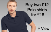 Buy two &pound;12 Polo Shirts for &pound;18
