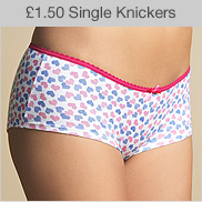 View &pound;1.50 Single Knickers