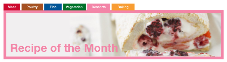 Recipe of the Month - Desserts