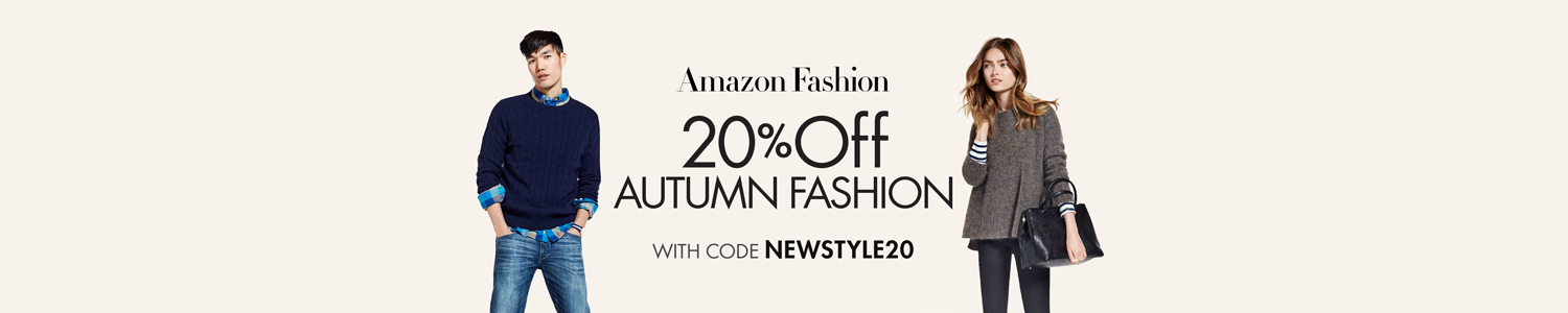20% Off Autumn Fashion with Code 'NEWSTYLE20'