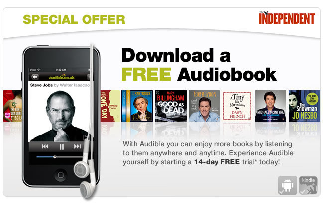 Download a free audiobook courtesy of The Independent and Audible.co.uk
