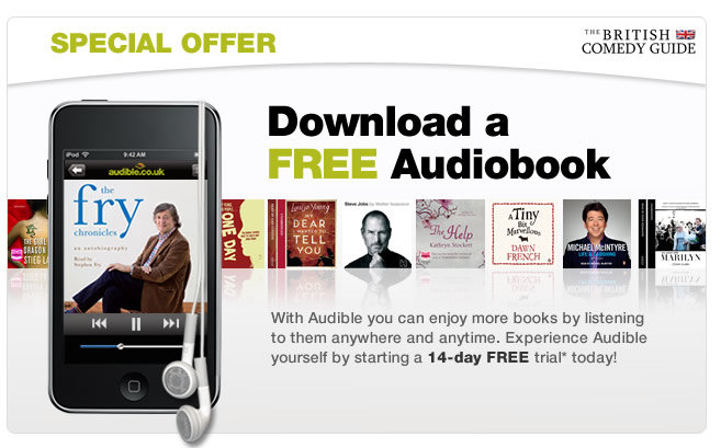 Download a free audiobook courtesy of Comedy.co.uk and Audible.co.uk