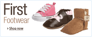 Great range of kids first footwear