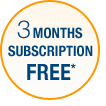 3 months subscription free 