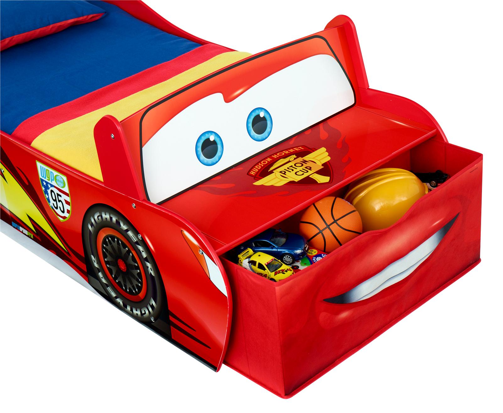 Cars Lightning McQueen Toddler Bed with underbed storage Amazon.co.uk
