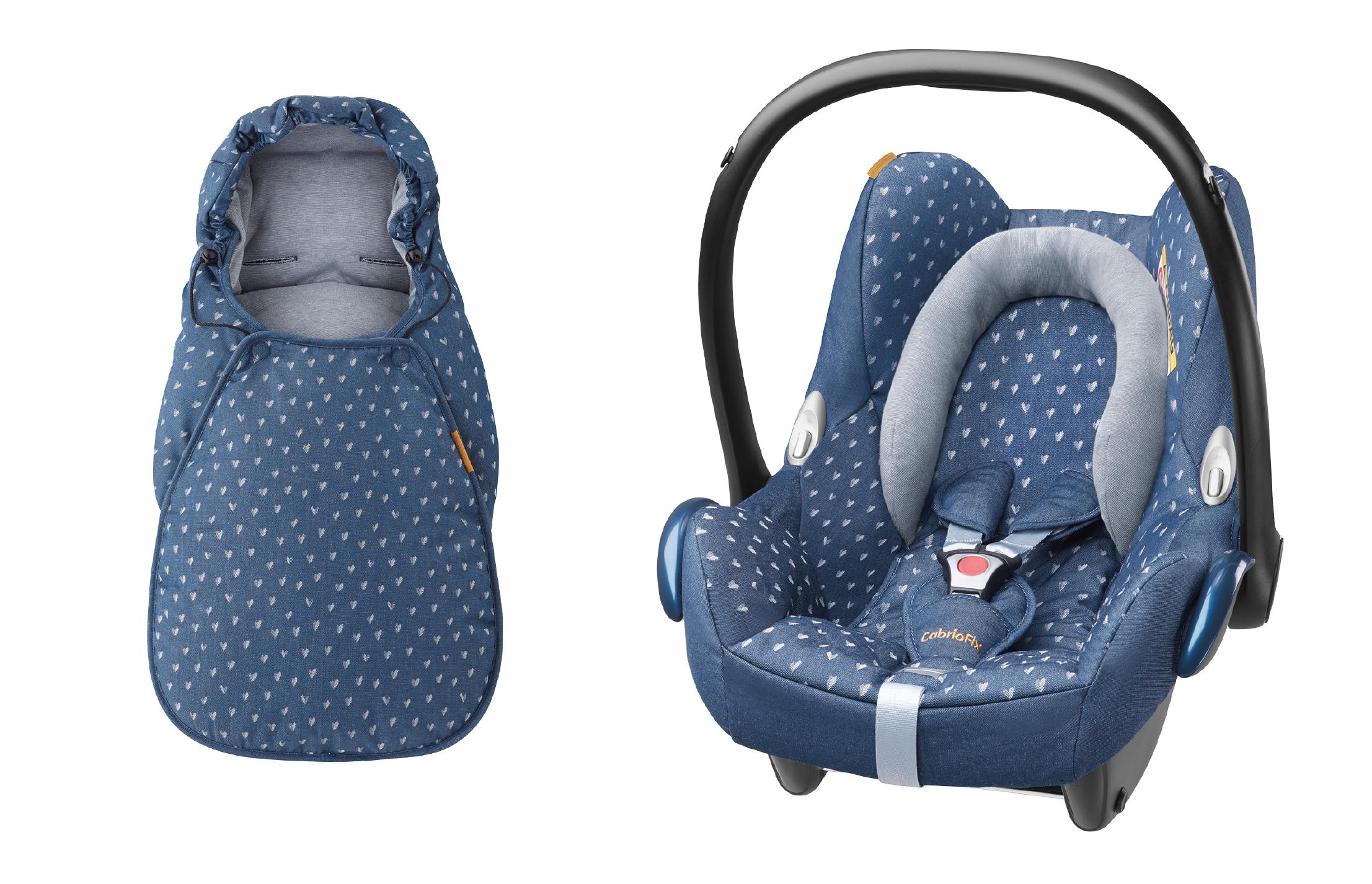 MaxiCosi Footmuff Cabriofix (Denim Hearts) 2015 Range Amazon.co.uk Baby MaxiCosi Footmuff Cabriofix (Denim Hearts) 2015 Range Amazon.co.uk Baby
