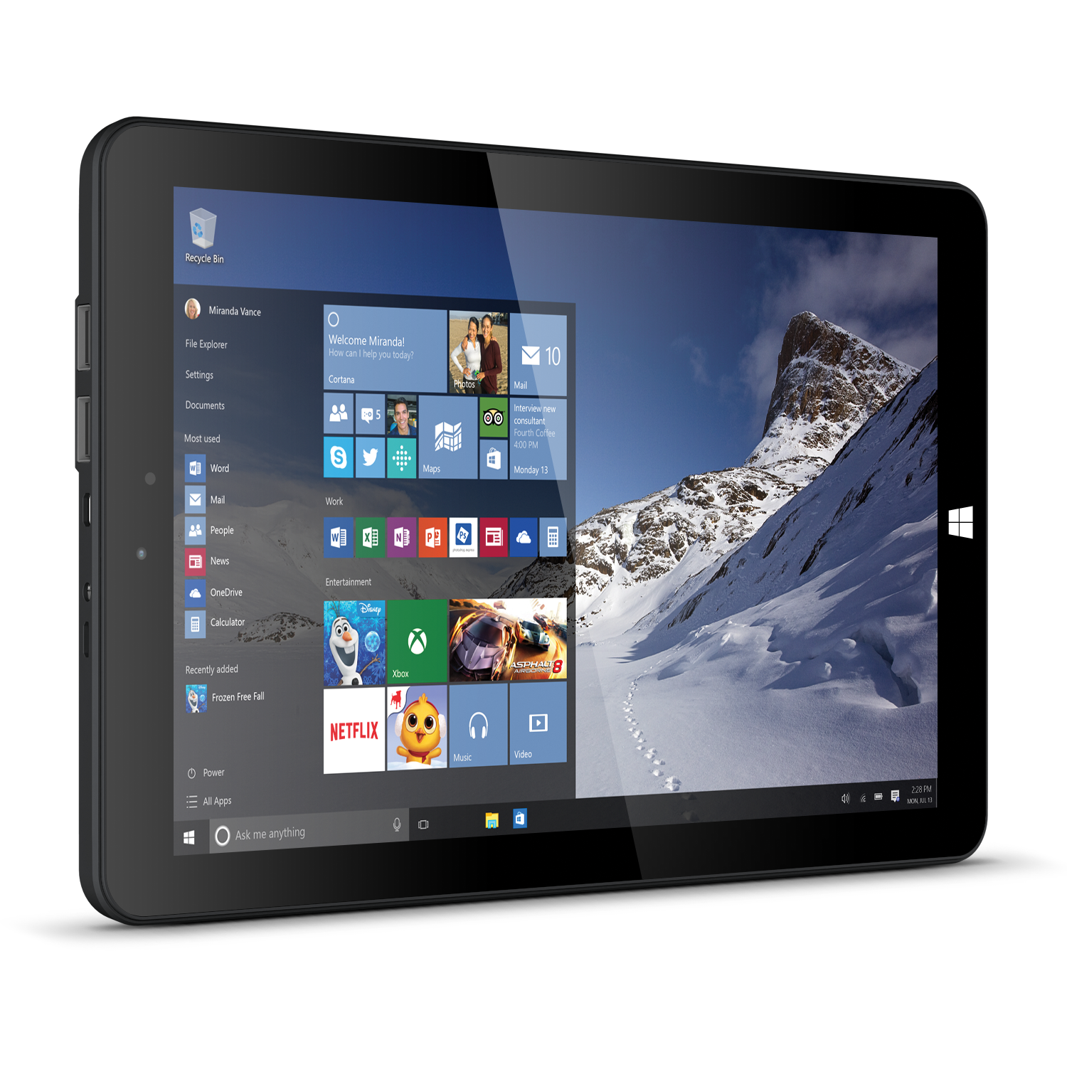 Linx 1010B 10.1 Inch Black Tablet Intel Atom Z3735F Quad Core, 32GB