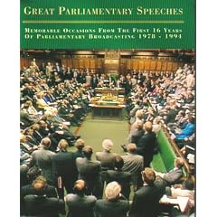 Great Parliamentary Speeches
