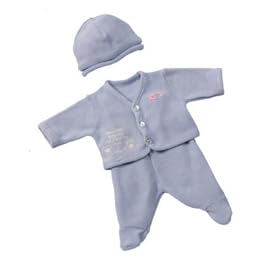 Zapf Creation Baby Born Boy Classic Set - Baby Blue Knitted Outfit