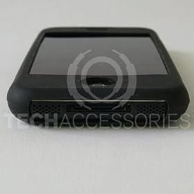FreeLogix - Rubberised Silicone Protection Case for Apple iPhone - Black