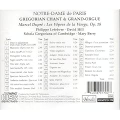 Dupr�: Les V�pres de la Vierge, Op.18