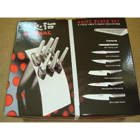 Global 6 Piece Chef's Knife Collection and Knife Block