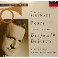 Britten: Serenade for Tenor, Horn and Strings