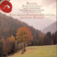 Brahms:Serenade No.2/Variations On A Theme/Academic Festival Overture