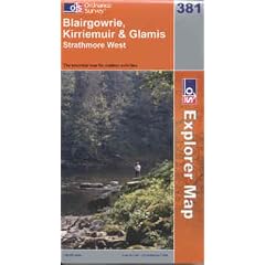 Blairgowrie, Kirriemuir and Glamis (OS Explorer Map Series) (OS Explorer Map Series)