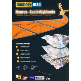 Memory-Map V5 Munros � South Highlands OS 1:25,000