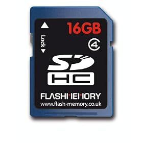 Flash Memory 16GB SDHC Secure Digital SD Class 4 Card